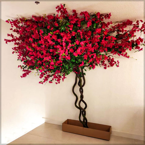 Bougainvillea Flowers Wall to Ceiling Decoration