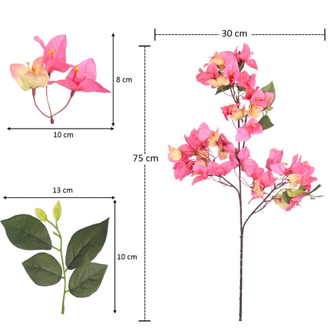 2pcs Artificial Bougainvillea Flower