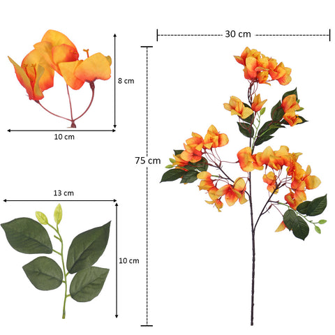 2pcs Artificial Bougainvillea Flower