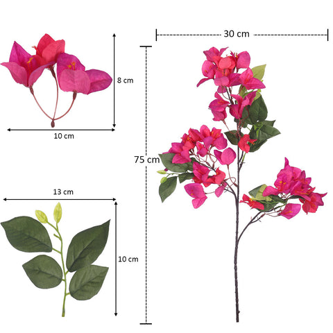 2pcs Artificial Bougainvillea Flower