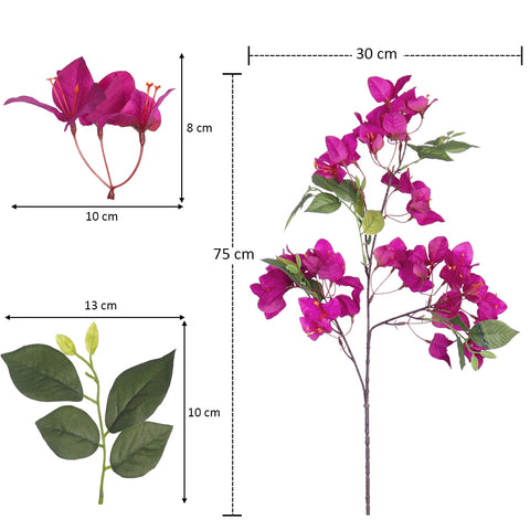 2pcs Artificial Bougainvillea Flower