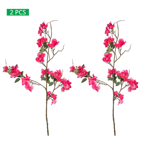 2pcs Artificial Bougainvillea Flower Stem