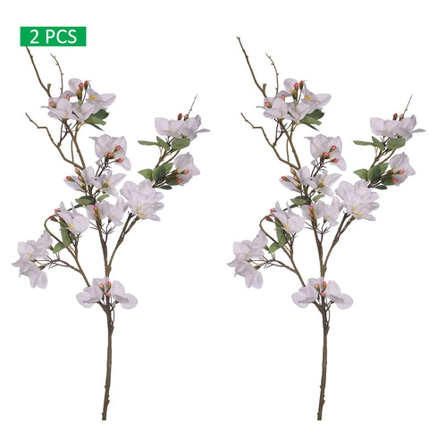 2pcs Artificial Bougainvillea Flower Stem