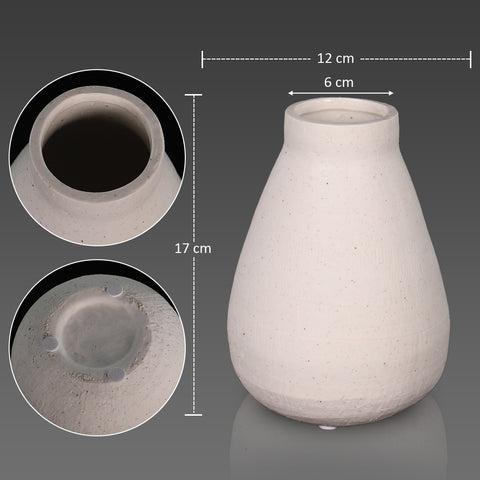 White Simple Design Ceramic Vase