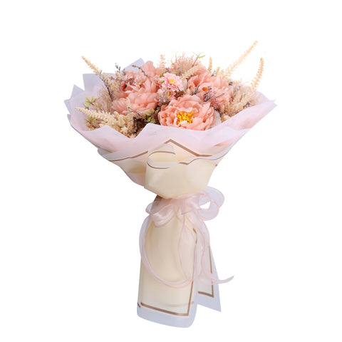 Beautiful Bridal Wedding Flowers Bouquet Peach