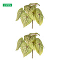 Artificial caladium leaves for tropical arrangements