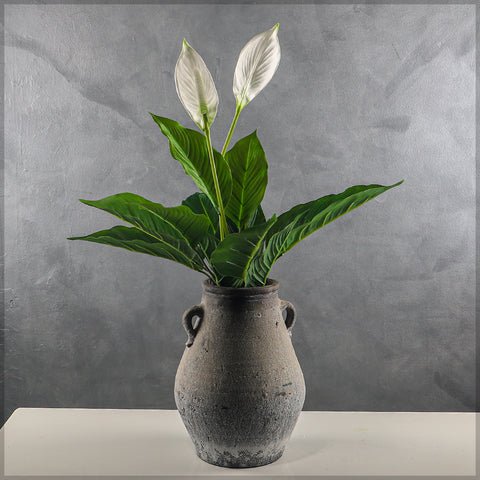 Calla lily artificial leaves decoration