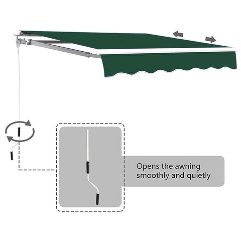 Outdoor Deck Canopy Shelter 3m x 2m