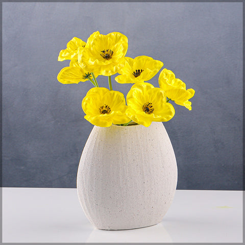 oval shaped ceramic vase for home decor