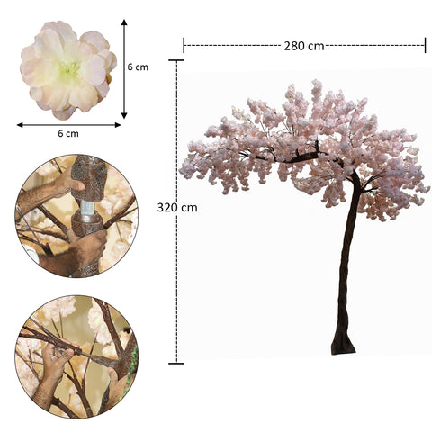 Artificial Cherry tree Indoor decoration plant Garden Items