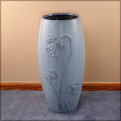 Chinese Ceramic Floor Vase