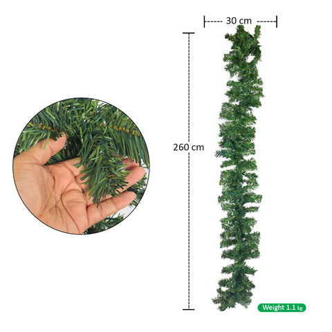 Artificial Green Christmas Garland