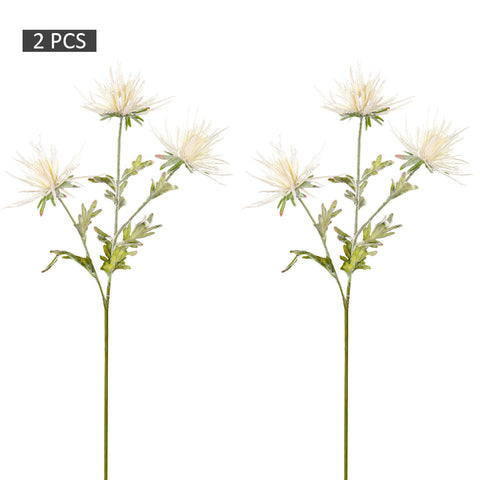 2Pcs Artificial Chrysanthemum Flower