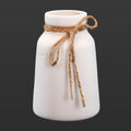 Classic ceramic vase with rope design