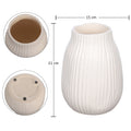 Modern cream vase perfect for floral decor