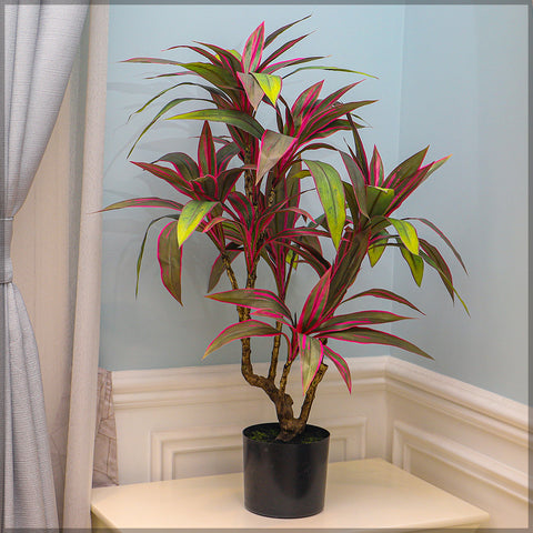 Artificial cordyline fruticosa excelsa plant