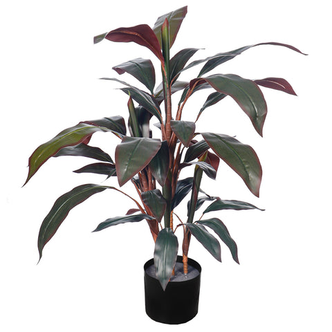 Decorative artificial cordyline plant for living rooms