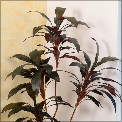 Artificial cordyline fruticosa plant for modern homes