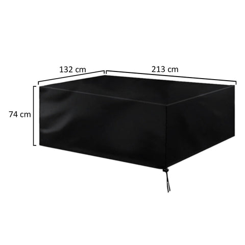 Stretch table cover for durable protection of patio furniture