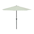 Portable tilting beach umbrella with sturdy base support