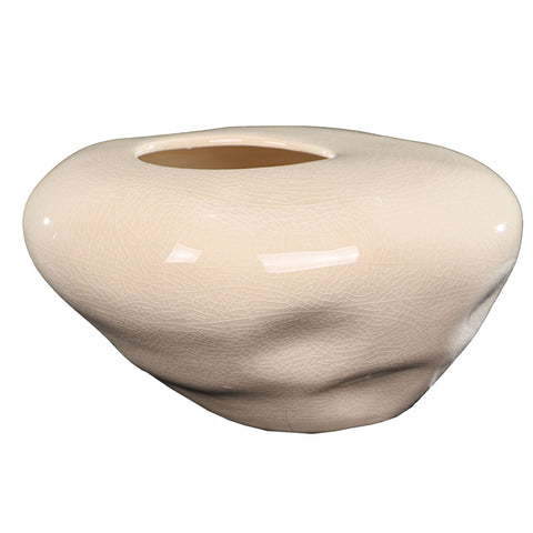 Modern styles cream ceramic pot