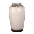 Cream Rust Ceramic Vase