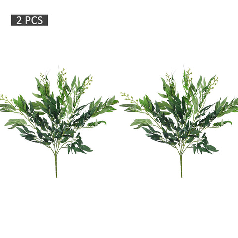 Artificial willow leaves bunch for elegant event decoration