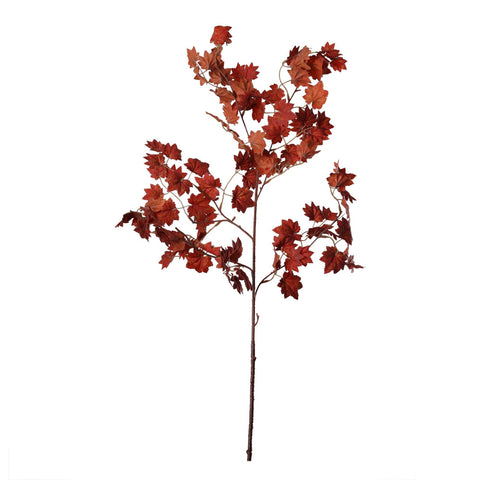 Set of 2 artificial maple leaf branches for home decor