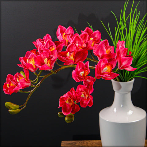 3pcs Artificial Cymbidium Flowers