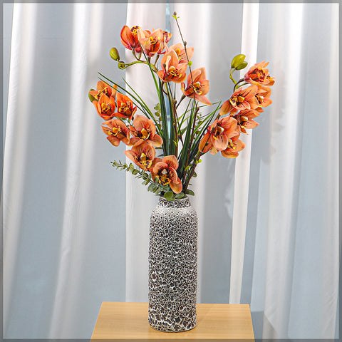 3pcs Artificial Cymbidium Flowers