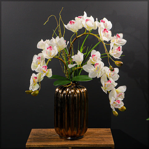 3pcs Artificial Cymbidium Flowers