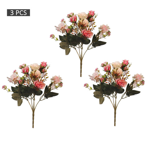 3pcs Artificial Mini Roses