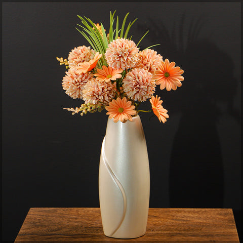 Orange Artificial Daisy Flower Arrangements