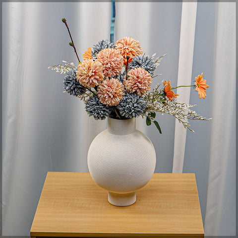 Blue Cream Artificial Daisy Flower Arrangements