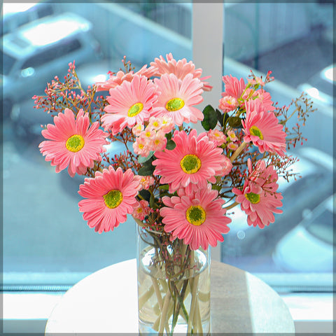 Nearly Natural Gerbera Flower Arrangement