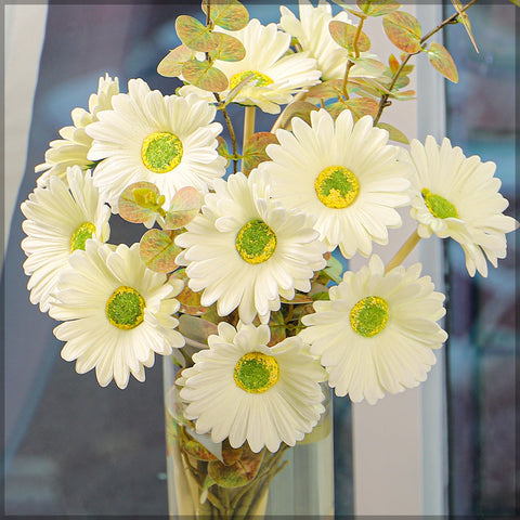 3 bunches Nearly Natural Gerbera Flower