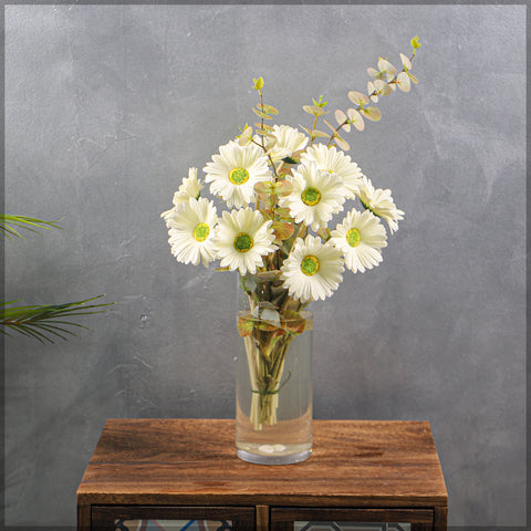 Nearly Natural Gerbera Flower Arrangement