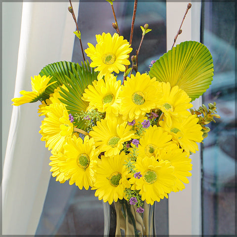 3 bunches Nearly Natural Gerbera Flower