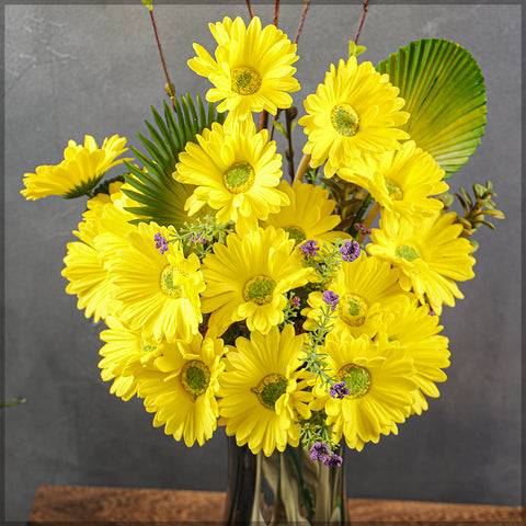 Nearly Natural Gerbera Flower Arrangement