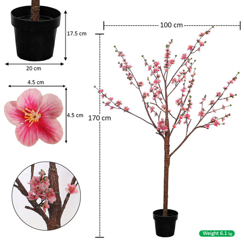 Decorative Artificial Cherry Blossom Plant