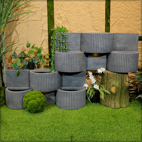 Decorative Wall Plant Boxes with Light