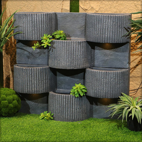 Decorative Wall Plant Boxes with Light