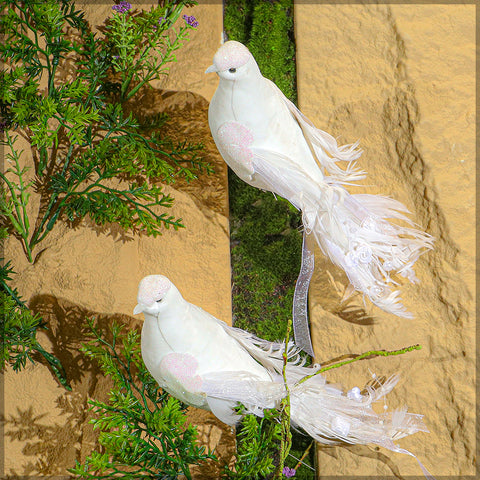 Decorative White Birds