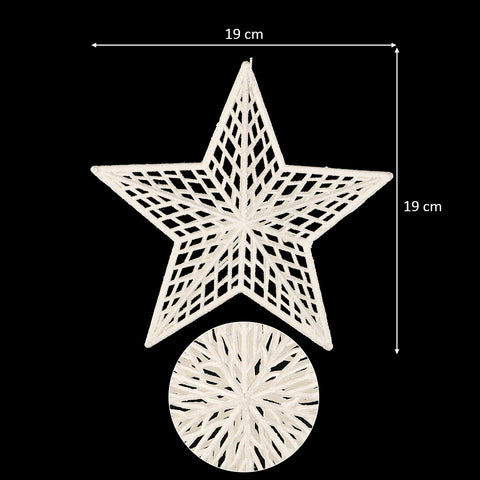 Decorative White Hanging Stars