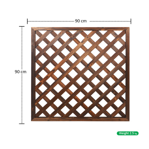 Stylish wooden fence screen for outdoor spaces