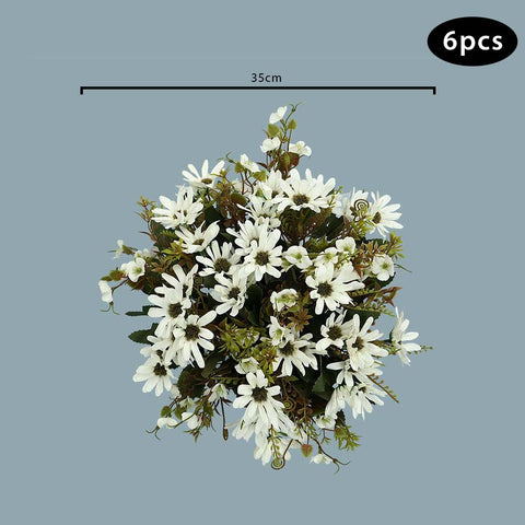 Artificial Mix Mini Daisy Flowers White