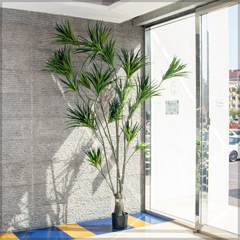 Tall faux dracaena marginata for vibrant spaces