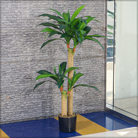 Artificial dracaena tree for vibrant indoor spaces