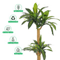 Faux dracaena plant for home styling