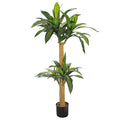 Realistic artificial dracaena plant for offices